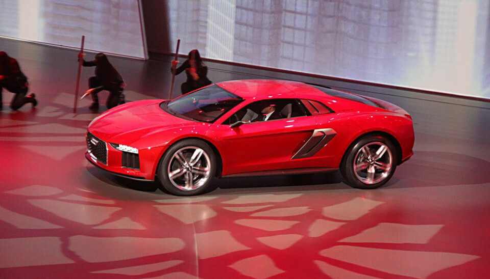 Dette kan bli de rikes nye lekebil - Audi leker med sitt Audi nanuk quattro concept