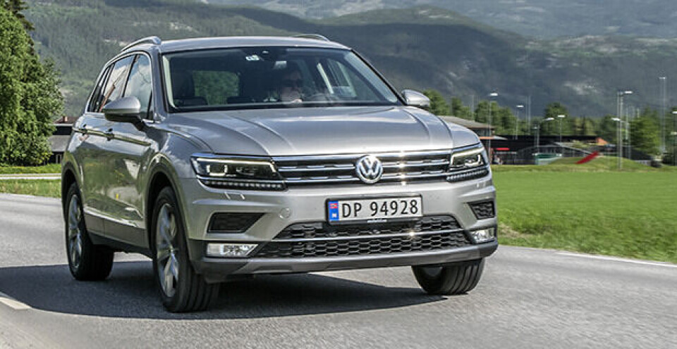 Aggressiv VW Tiguan-prising