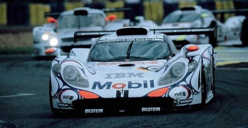 Porsche med racing-hybrid