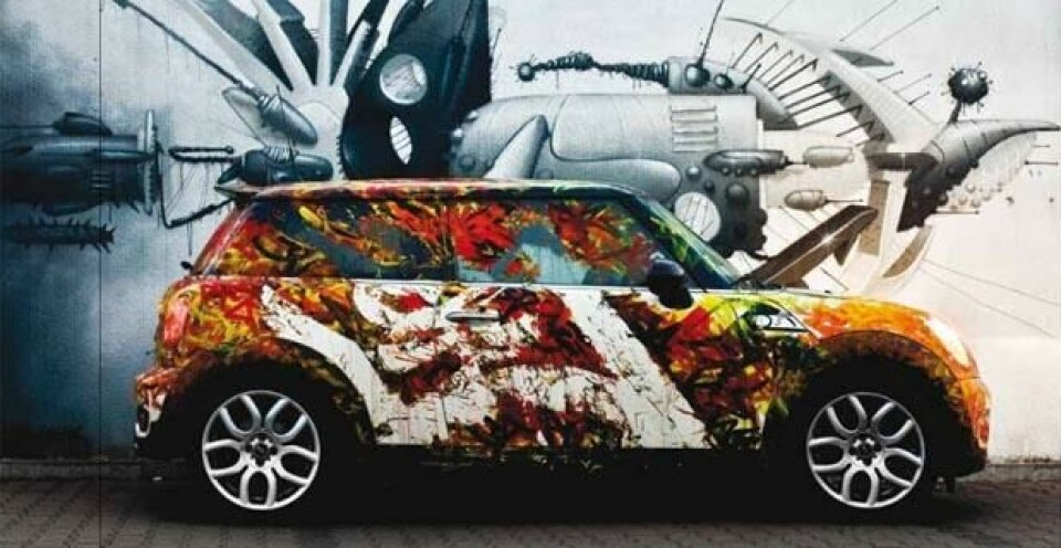 Mini i vaske-kunst