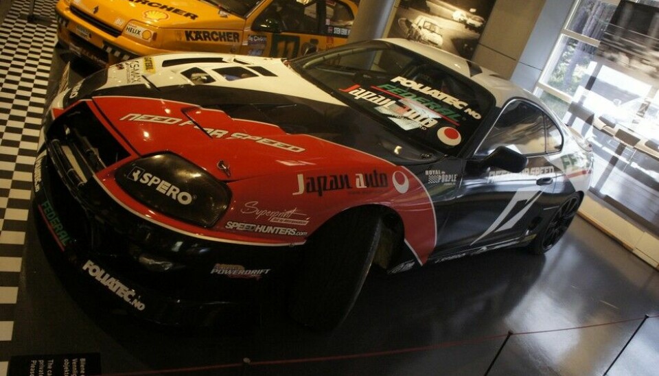 Fra Motorsport-utstillingen på VegmuseetNeed-For-Speed Supra 2011. Formula Drifting