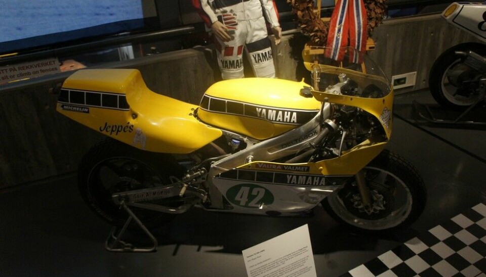 Fra Motorsport-utstillingen på VegmuseetYamaha TZ 250, 1989