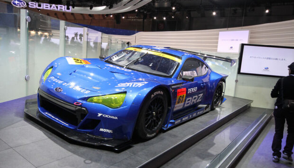 Tokyo Motor Show 2011Bare noen minutter etter at den nye Subaru coupeen, BRZ var vist - var det klart for denne. BRZ GT 300 bygget for den japanske GT-serien Tokyo Motor Show 2011Bare noen minutter etter at den nye Subaru coupeen, BRZ var vist - var det klart for denne. BRZ GT 300 bygget for den japanske GT-serien