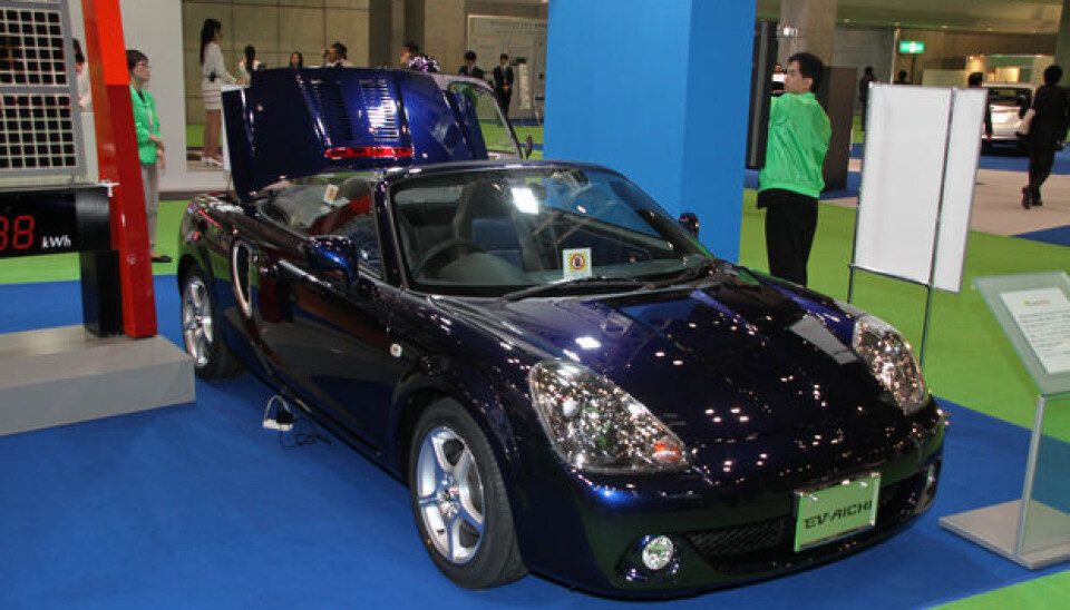Tokyo Motor Show 2011Elektrisk MR2 Tokyo Motor Show 2011Elektrisk MR2