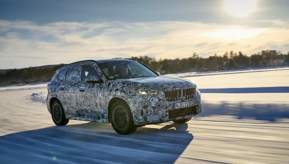 BMW iX1 på vintertestFoto: BMW