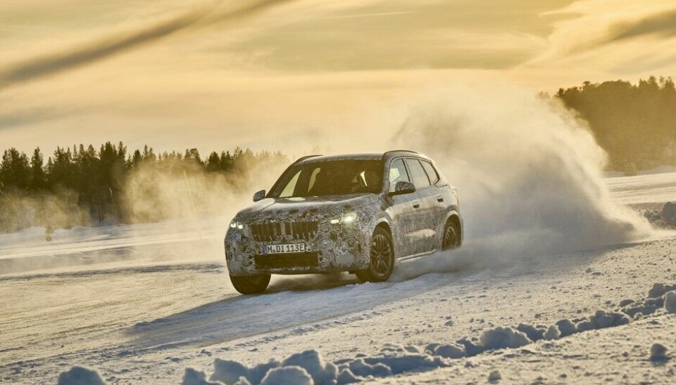 BMW iX1 på vintertestFoto: BMW