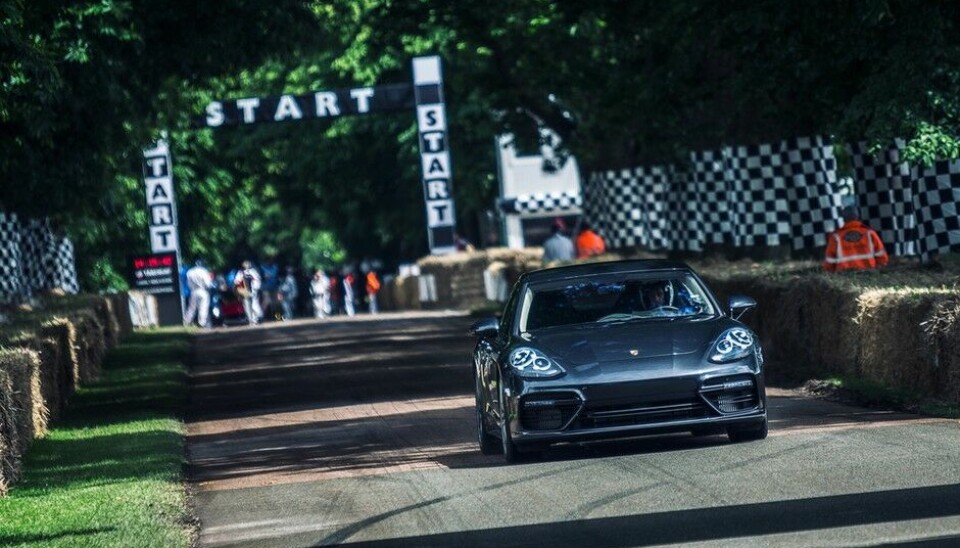 Porsche Panamera på Goodwood Festival of Speed