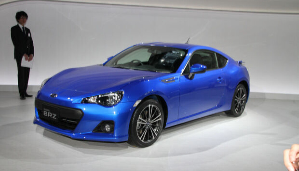 Tokyo Motor Show 2011Subaru BRZ vises i ferdig produksjonsform Tokyo Motor Show 2011Subaru BRZ vises i ferdig produksjonsform