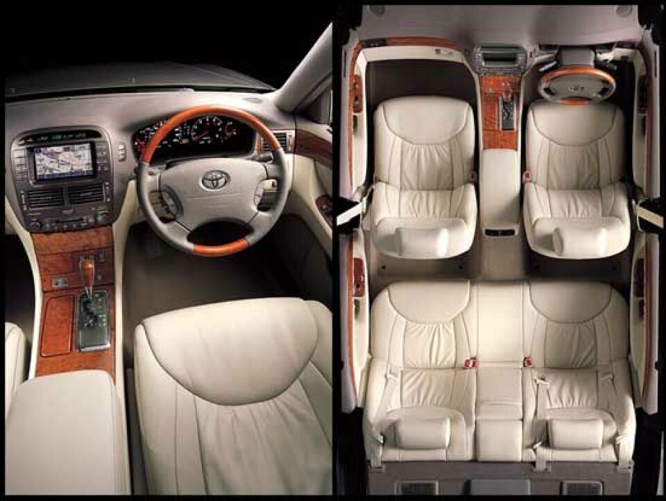 Toyota Celsior interiør