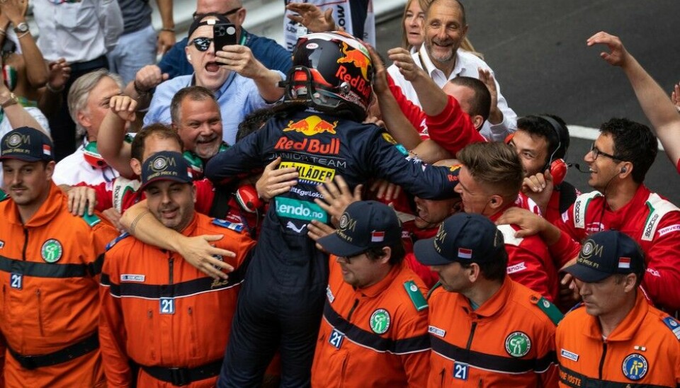 Dennis Hauger i Monaco Grand PrixFoto: Dutch Photo Agency/Red Bull Content Pool
