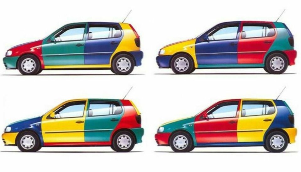 Volkswagen Polo HarlekinHer er fargeutvalget