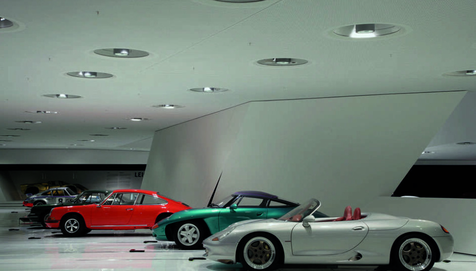 25 år med Porsche BoxsterBoxster Concept på Porsche Museum sammen med andre konsepter