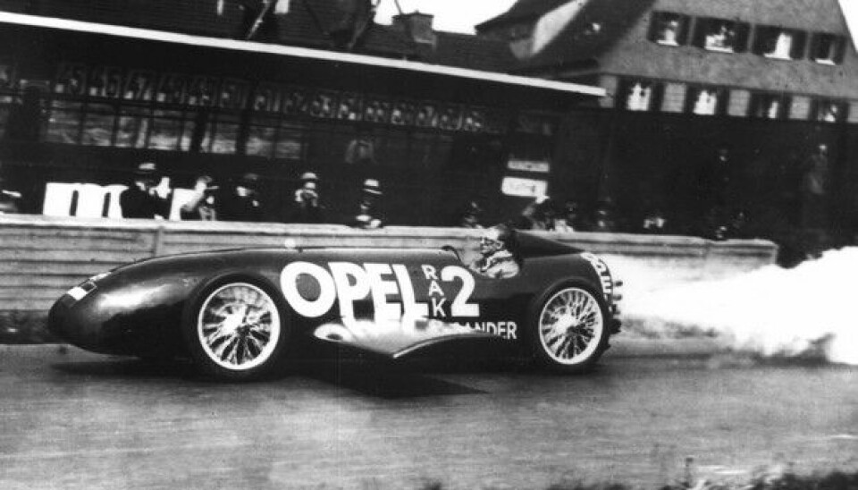 Opel 150 årRAK 2 på Avus-banen 1928