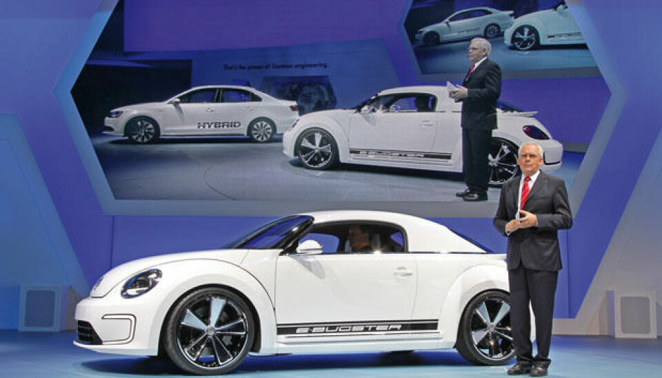 Volkswagen E-Bugster avkues i Detroit
