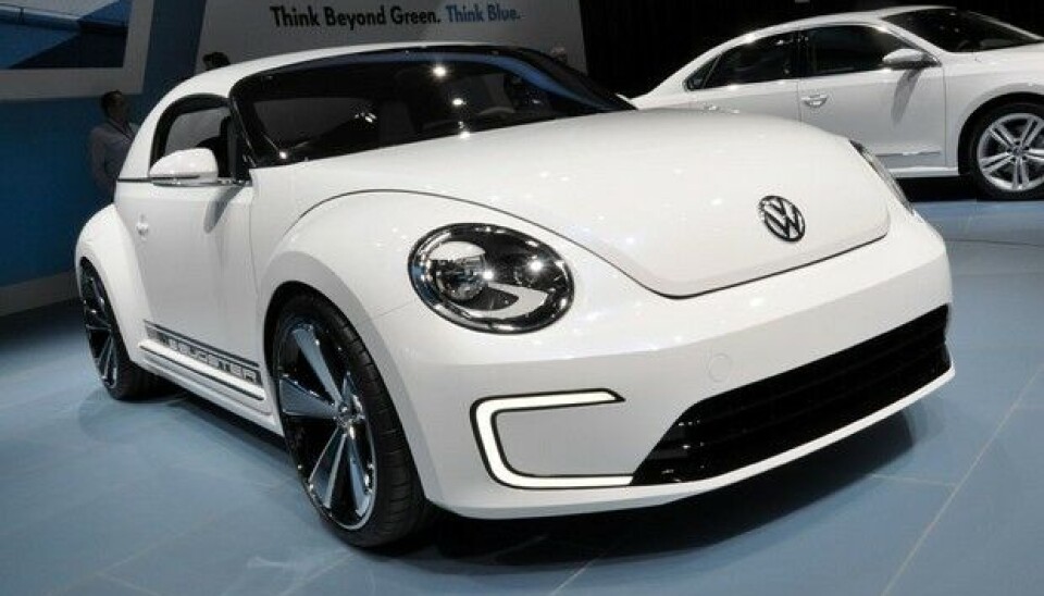 NAIAS, Detroit 2012:VW E-Bugster. Måtte den bli bygget.Foto: Øivind Skar