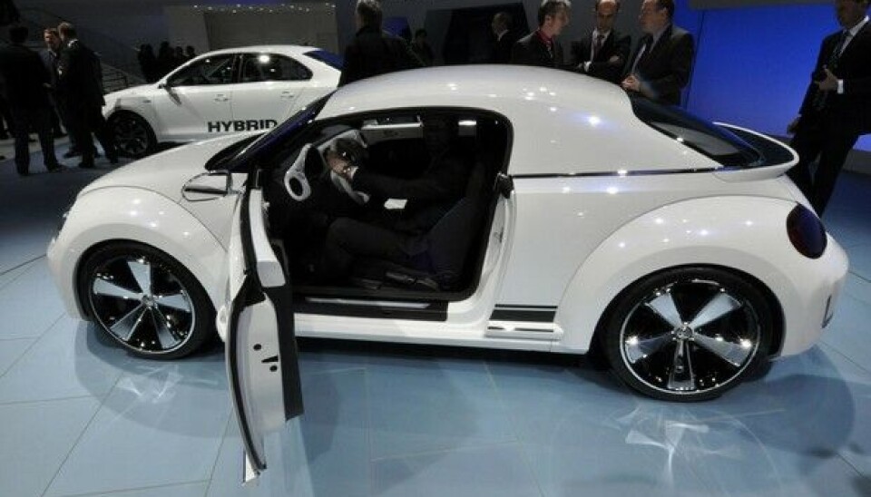 NAIAS, Detroit 2012:E-Bugster er litt bredere og noe lavere enn Beetle.Foto: Øivind Skar