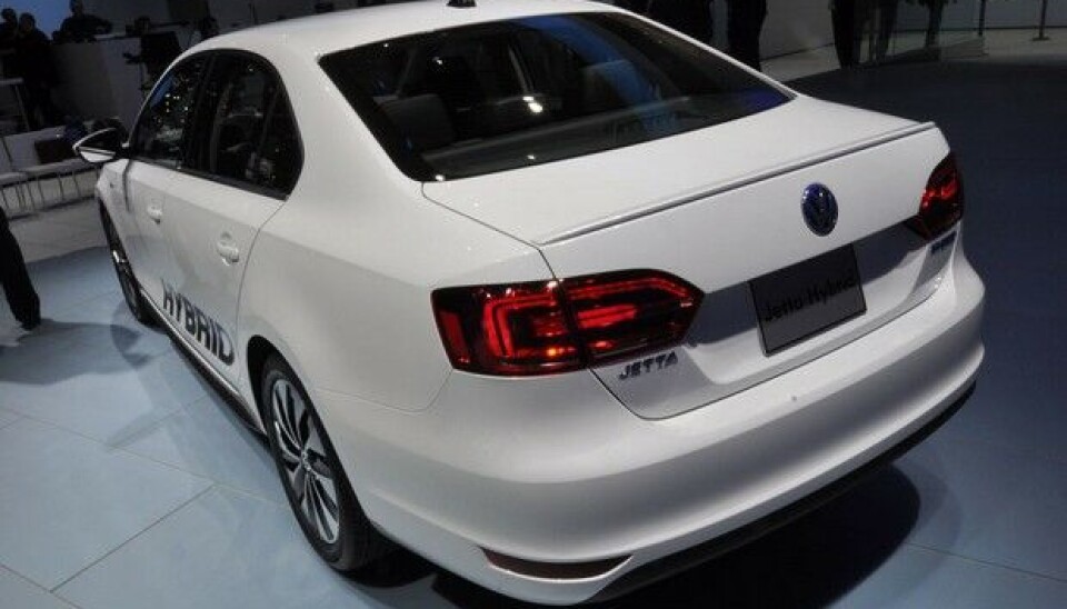 NAIAS, Detroit 2012:Jetta, VWs første folkehybrid.Foto: Øivind Skar