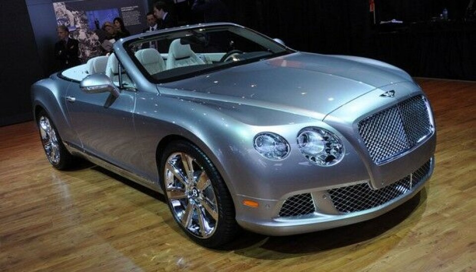 NAIAS, Detroit 2012:Bentley Continental GTC V8Foto: Øivind Skar