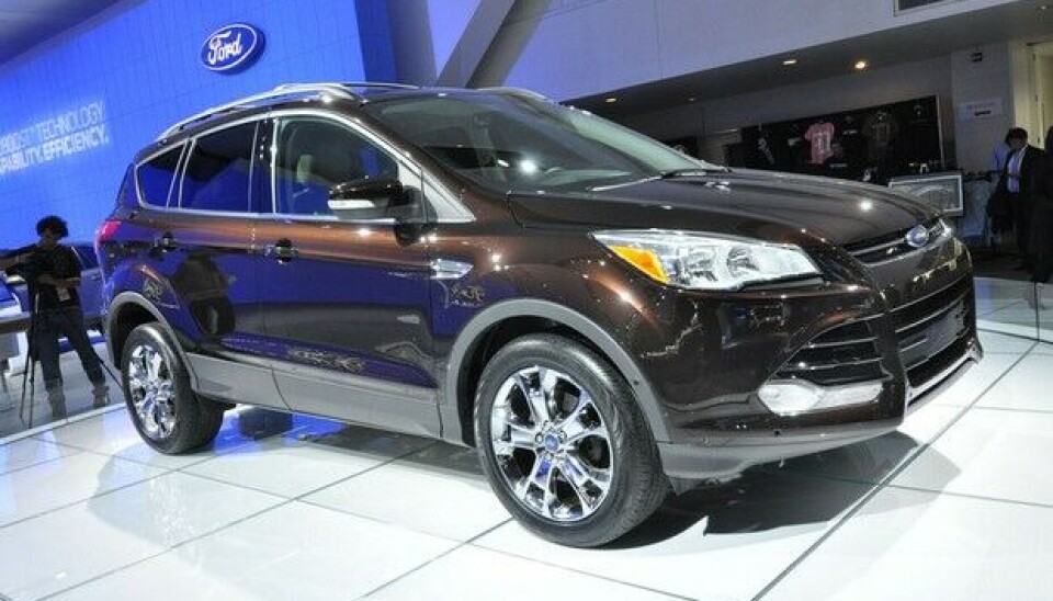 NAIAS, Detroit 2012:Ford Kuga i amerikansk versjon.Foto: Øivind Skar