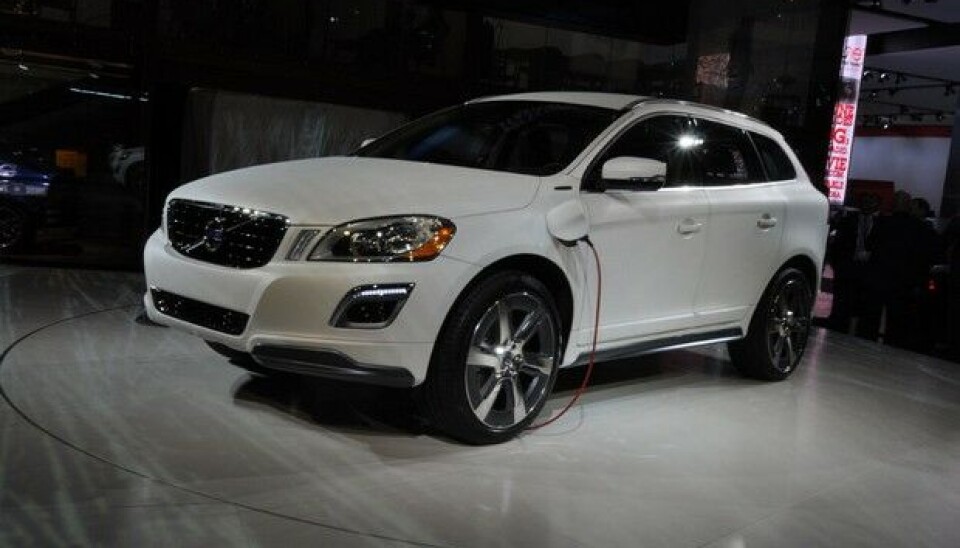 NAIAS, Detroit 2012:Volvo XC60, nå også med bensinhybrid.Foto: Øivind Skar