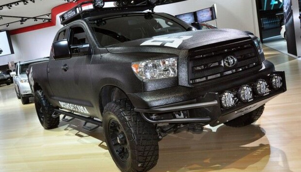 NAIAS, Detroit 2012:På vei til Nordpolen med Toyota?Foto: Øivind Skar
