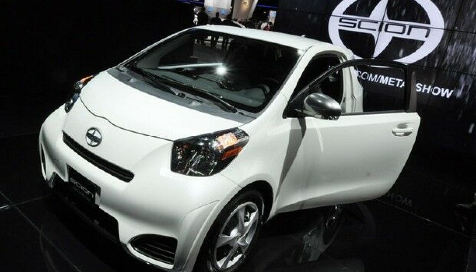NAIAS, Detroit 2012:Toyota IQ som ungdomsmerket Scion.Foto: Øivind Skar