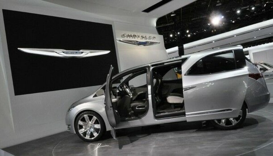 NAIAS, Detroit 2012:700 C, konsept på fremtidig van fra Chrysler.Foto: Øivind Skar