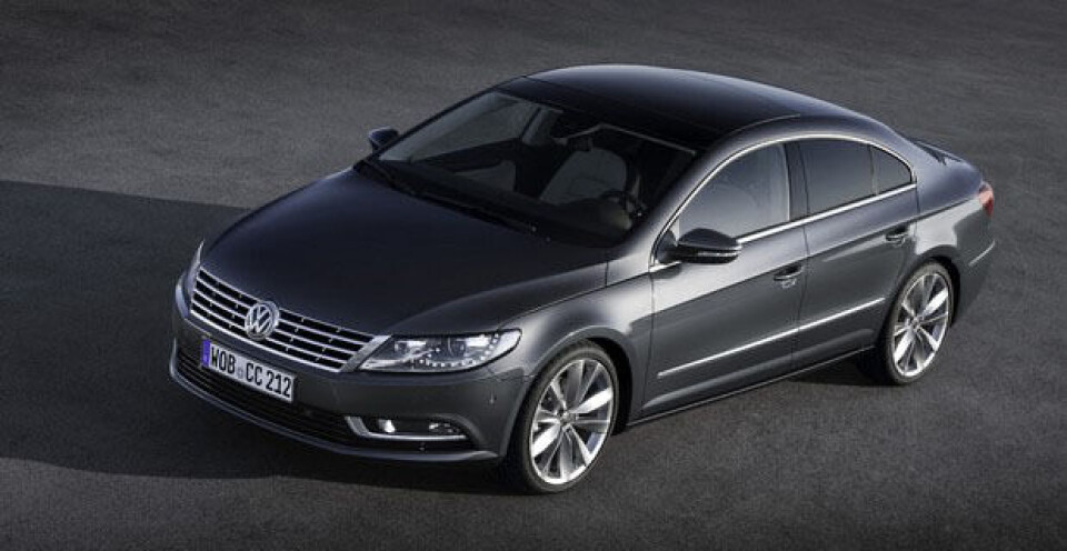Her er prisene på Volkswagen CC