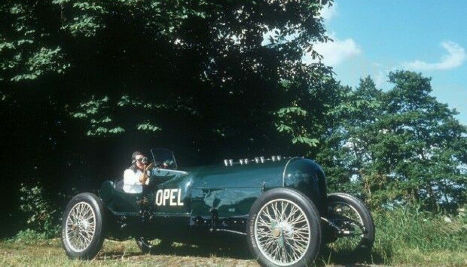 Opel 150 år260-hesters racerbil fra 1914