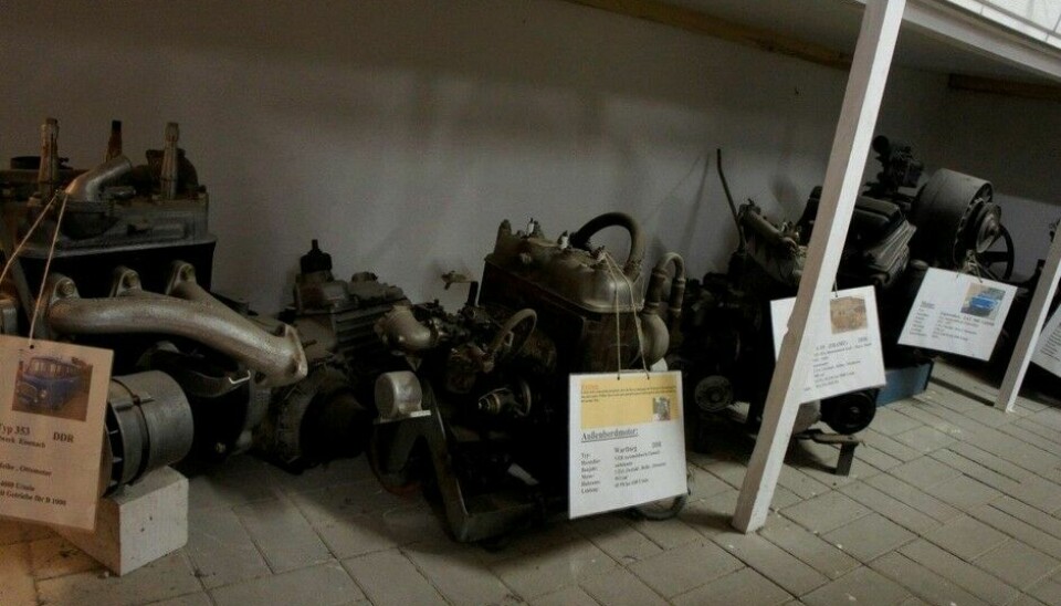 DDR MuseumEt skikkelig utvalg motorer  som ikke var fullt så skikkelige. - Foto: Jon Winding-Sørensen