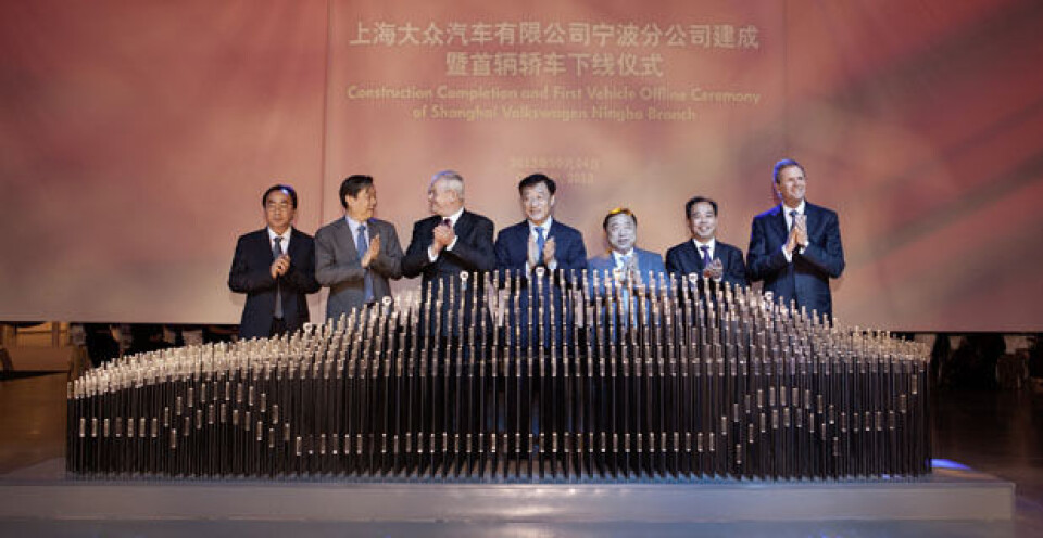 VW-gigant i gigant-Kina