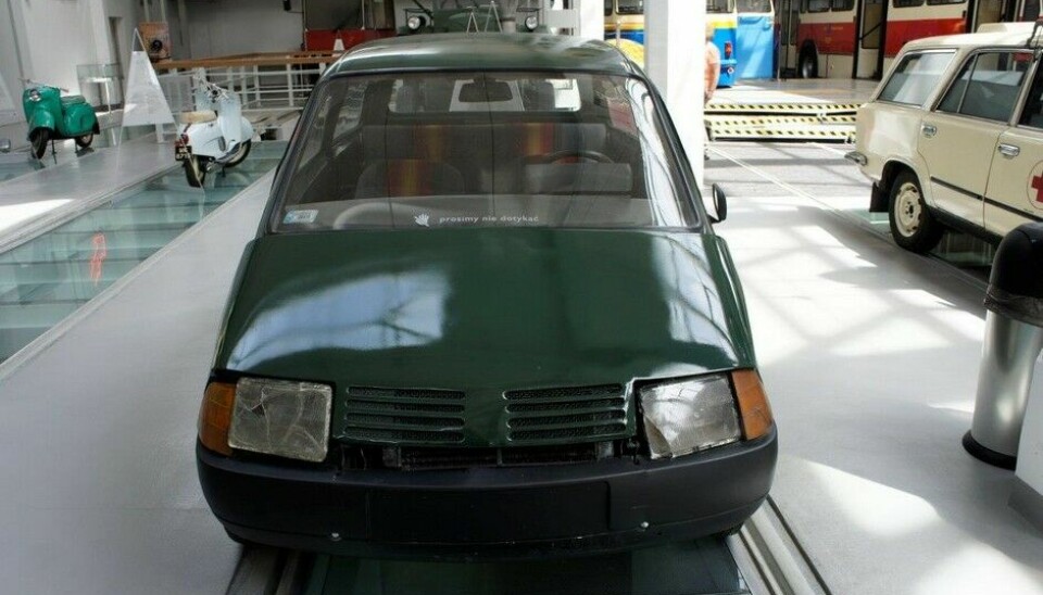 Museet for Teknologi og TransportBeskid ble bygget i konkurranse med'Maluch» - kjelenavnet til Fiat 126p. God plass til fire og mye bagasje, greie 30 hk og 630 kg, men kanskje litt for underlig. Det ble ikke noe mer enn 7 1987-prototyper. (Foto: Jon Winding-Sørensen)