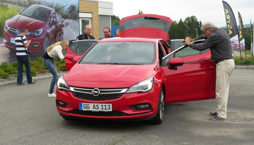 Første nye Opel Astra i Norge