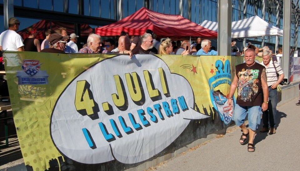Varm 4. juli-feiring på Lillestrøm Foto: Knut Skallerud