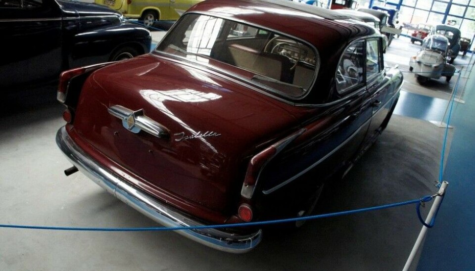 Eisenbahn & Tehnik Museum - ProraEn hyggelig Borgward Isabella fra 1960. Det var mange slike i Norge. (Foto: Jon Winding-Sørensen) Eisenbahn & Tehnik Museum - ProraEn hyggelig Borgward Isabella fra 1960. Det var mange slike i Norge. (Foto: Jon Winding-Sørensen)