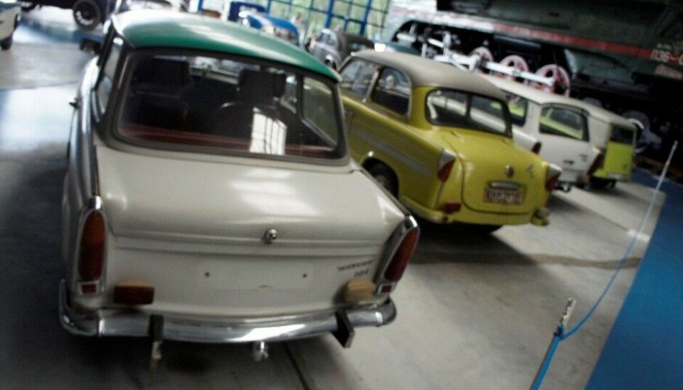 Eisenbahn & Tehnik Museum - ProraTrabant ble litt oppgradert i 1965 og ble samtidig 600 i stedet for 500. Denne er fra 1966 og derfor en av de første nye. Den siste Trabi, nr. 3,1 million, ble produsert 30/4-1990. (Foto: Jon Winding-Sørensen) Eisenbahn & Tehnik Museum - ProraTrabant ble litt oppgradert i 1965 og ble samtidig 600 i stedet for 500. Denne er fra 1966 og derfor en av de første nye. Den siste Trabi, nr. 3,1 million, ble produsert 30/4-1990. (Foto: Jon Winding-Sørensen)