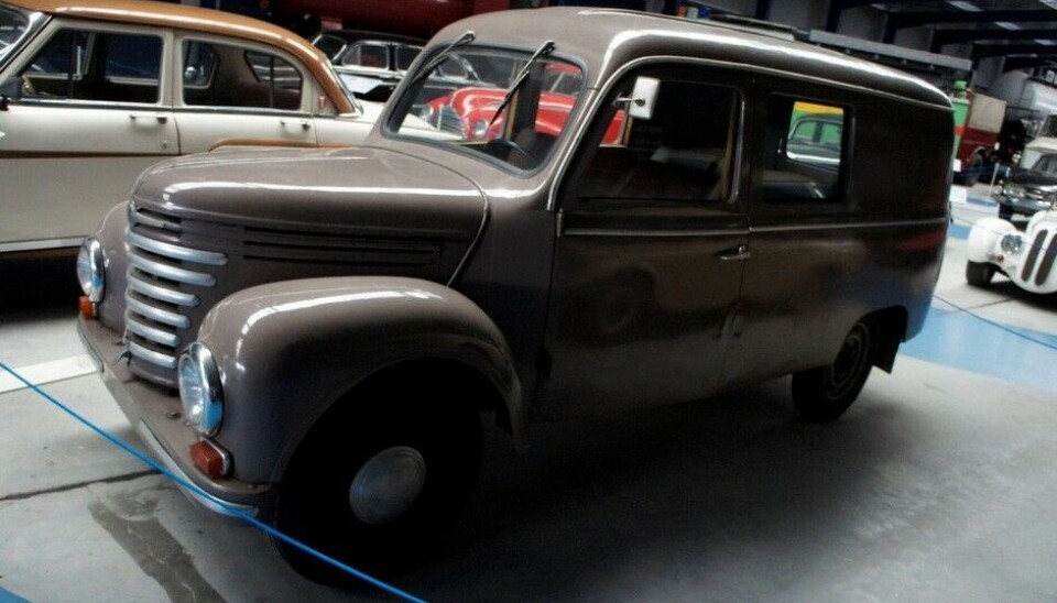 Eisenbahn & Tehnik Museum - ProraVarebil med sidedør, siderute og ekstra baksete Framo, bygget hos Barkas, i 1957. Framo var egentlig en tre-hjuling fra før krigen. (Foto: Jon Winding-Sørensen) Eisenbahn & Tehnik Museum - ProraVarebil med sidedør, siderute og ekstra baksete Framo, bygget hos Barkas, i 1957. Framo var egentlig en tre-hjuling fra før krigen. (Foto: Jon Winding-Sørensen)