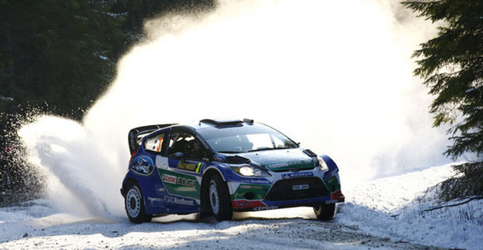 Finsk ledelse i Rally Sweden