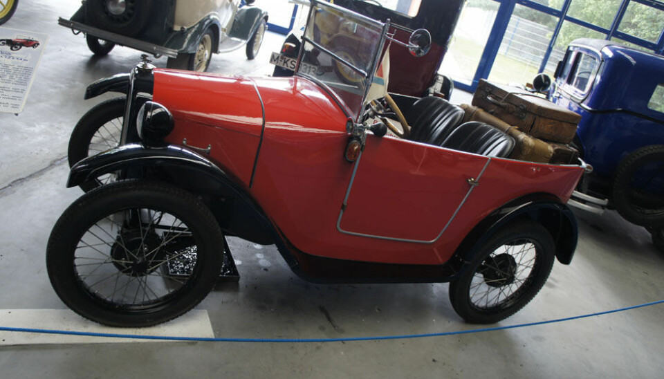 Eisenbahn & Tehnik Museum  - ProraDenne lille sjarmøren er tysk lisens av Austin 7. Dixi het den da, 1928, og er i realiteten starten på BMWs bilengasjement. (Foto: Jon Winding-Sørensen)