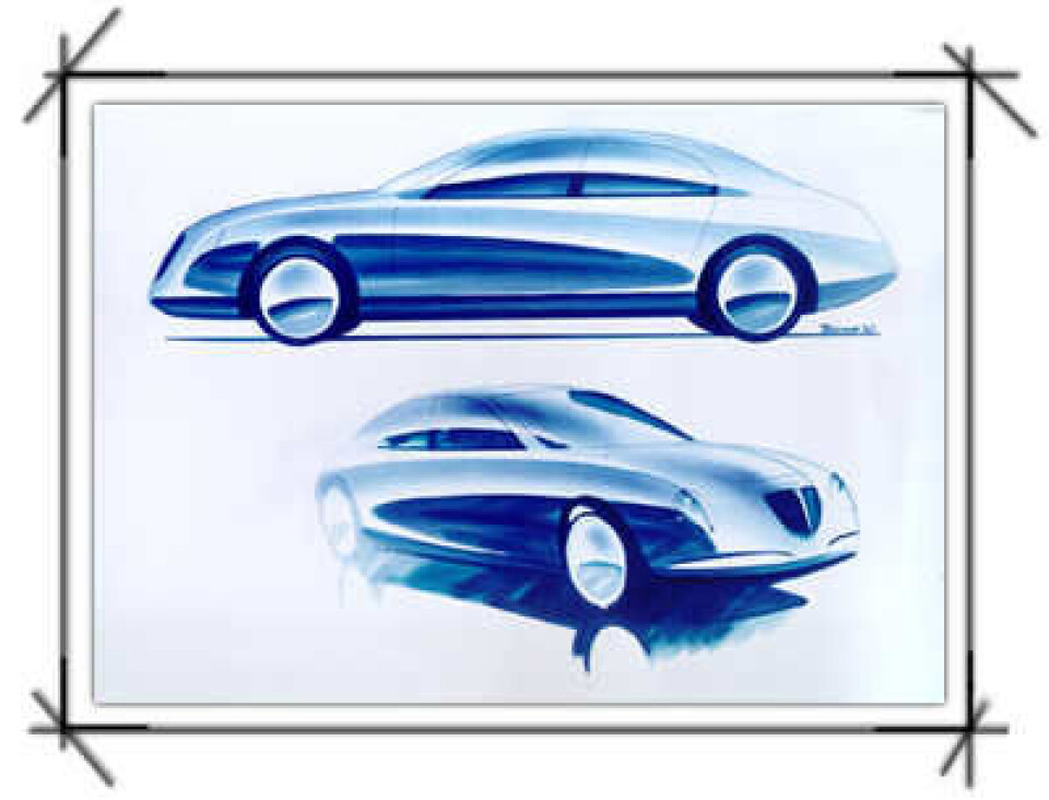 Lancia designskisse