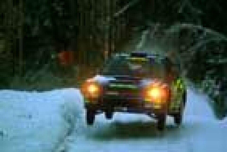 Petter Solberg mot poengplass i Sverige
