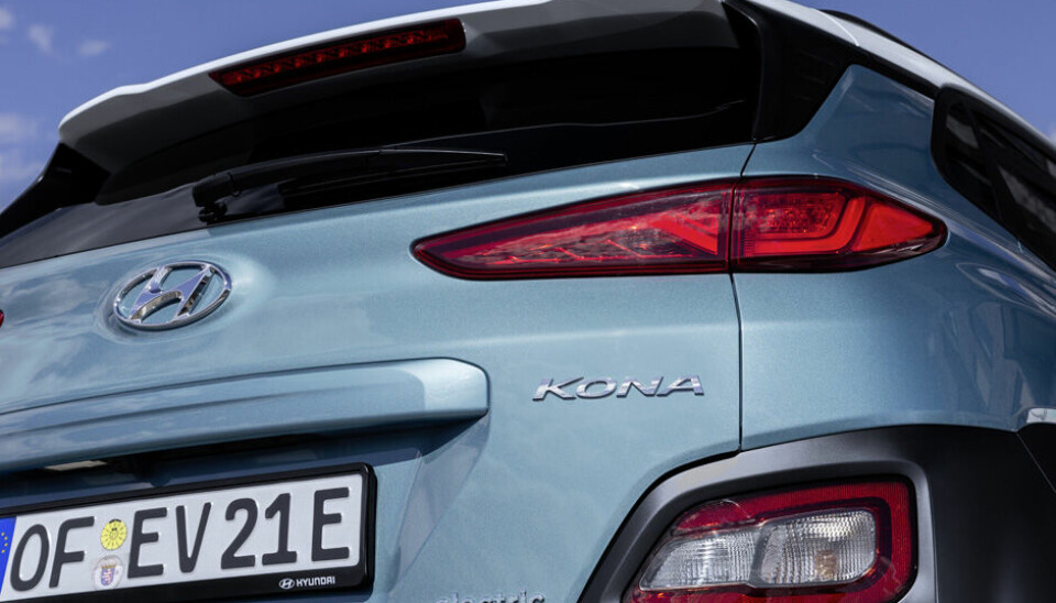 Hyundai Kona EV.