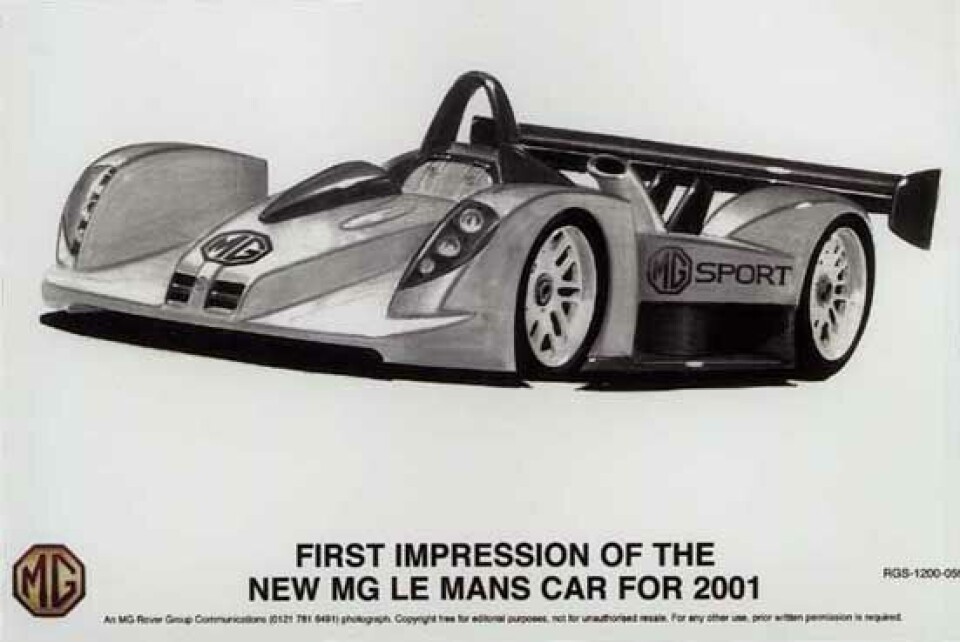 MG Le Mans prototype