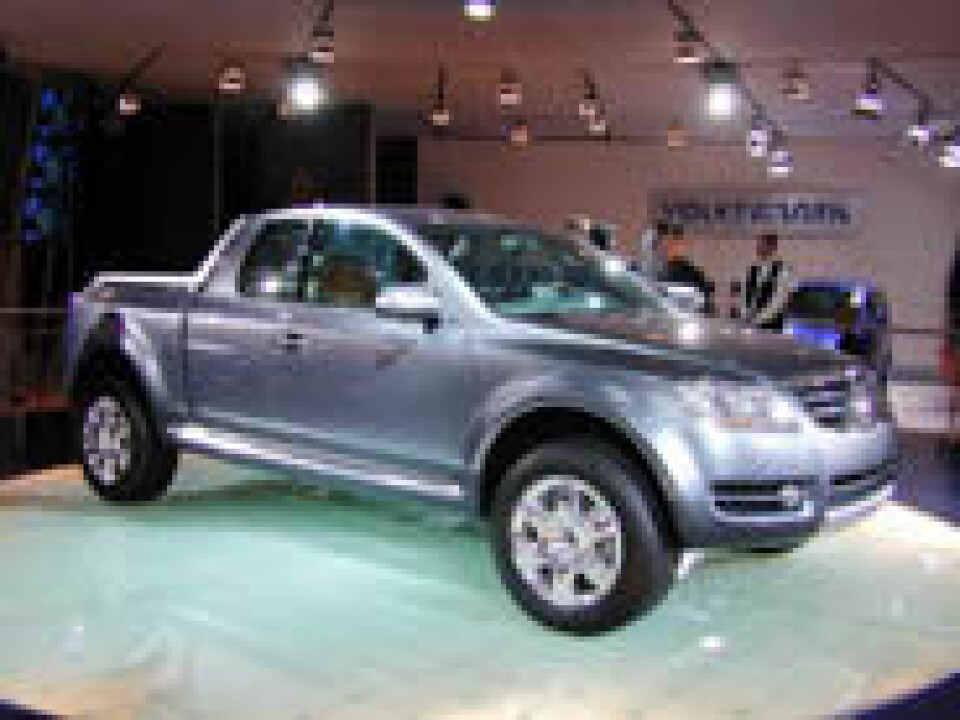 Piëch-up med VW V-10 motor