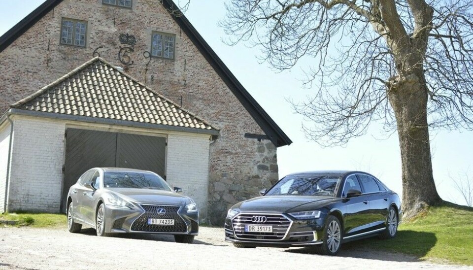 Audi A8 og Lexus LS
