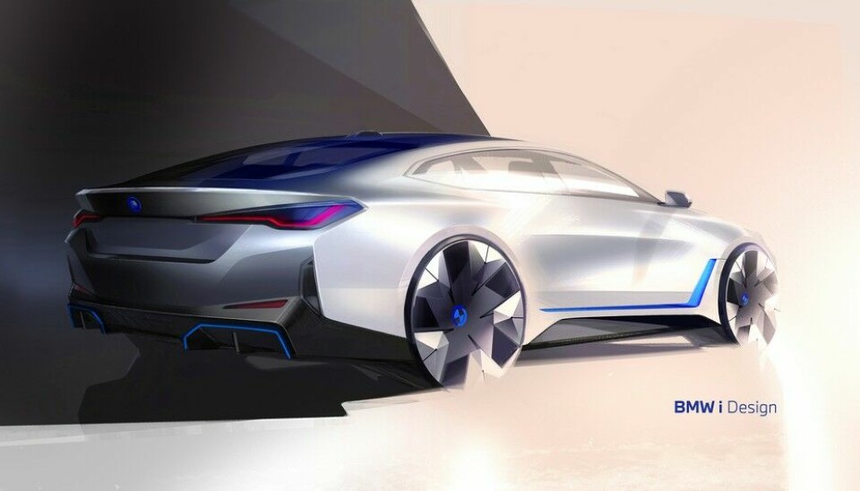 BMW i4 designskisser