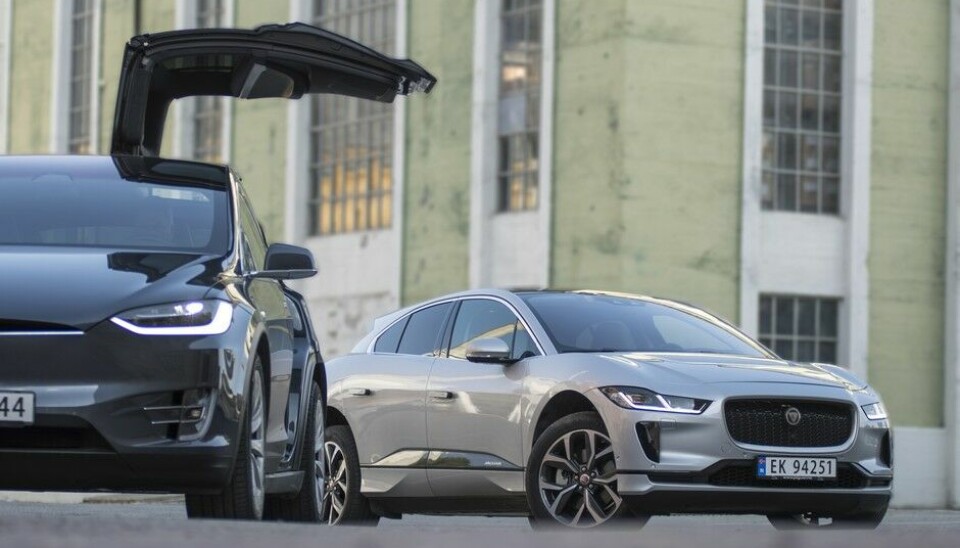 Tesla i klørne på Jaguar