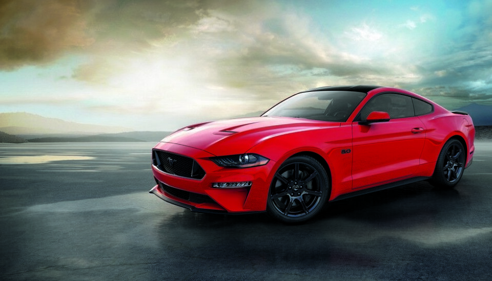 Ford Mustang feirer 10 millioner2018 GT Coupé