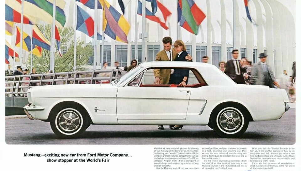 Ford Mustang feirer 10 millionerTidlig annonse for Mustang