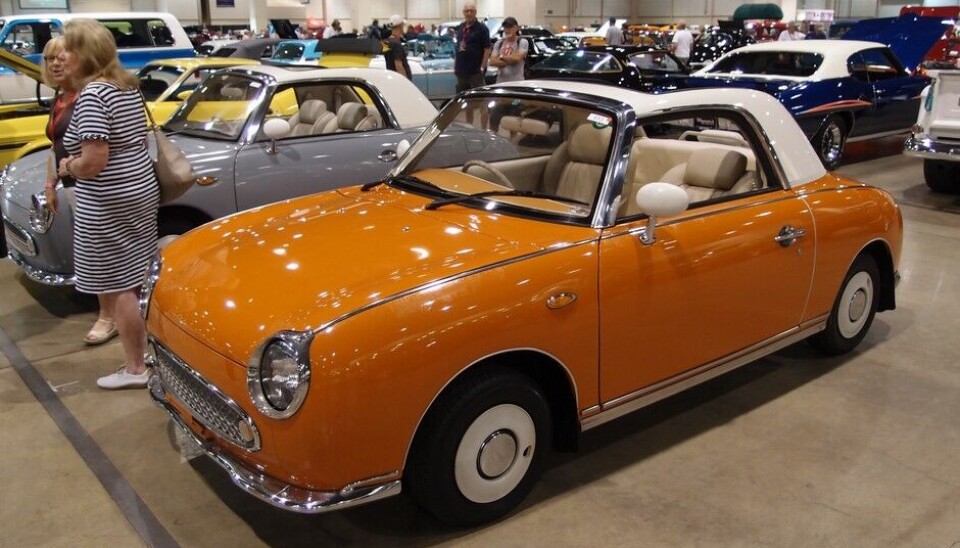 Hot August Nights 2018, Reno, NevadaAuksjon - Foto: Knut Skallerud1991 Nissan Figaro med høyreratt